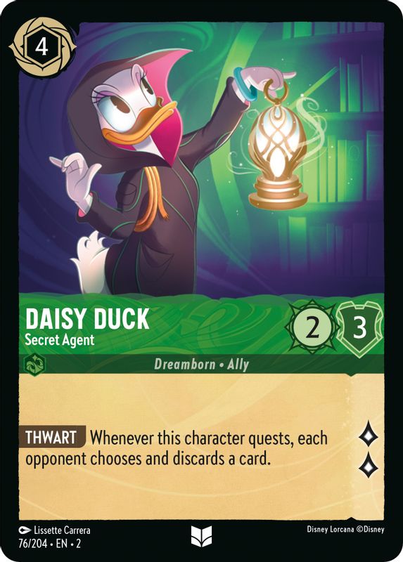 Daisy Duck - Secret Agent - 76/204 - Uncommon