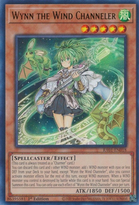 Wynn the Wind Channeler (UR) - RA01-EN018 - Ultra Rare