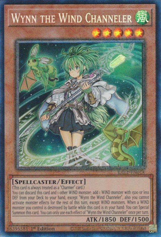 Wynn the Wind Channeler (PCR) - RA01-EN018 - Prismatic Collector’s Rare