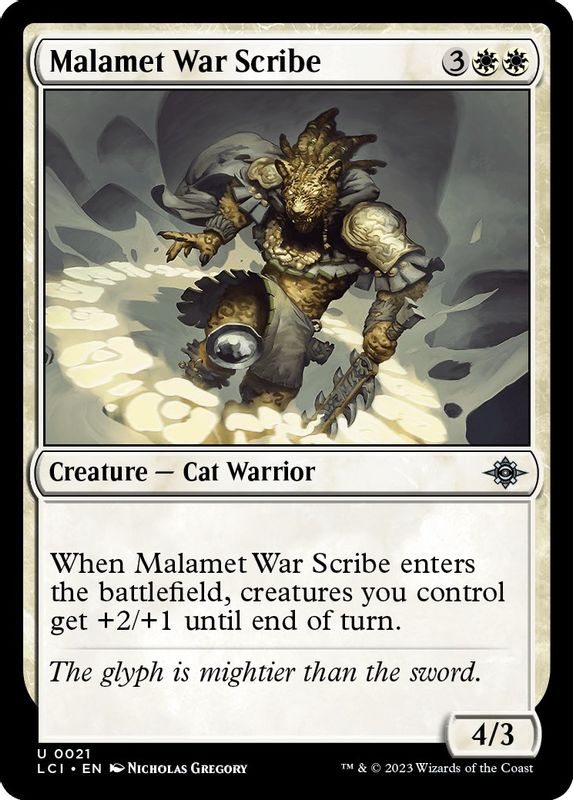 Malamet War Scribe - 21 - Uncommon