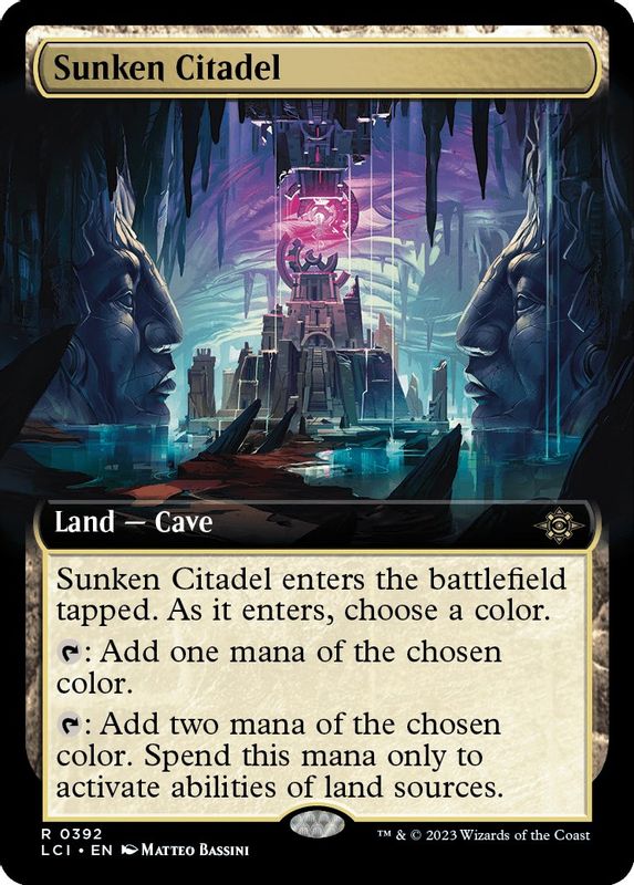 Sunken Citadel (Extended Art) - 392 - Rare