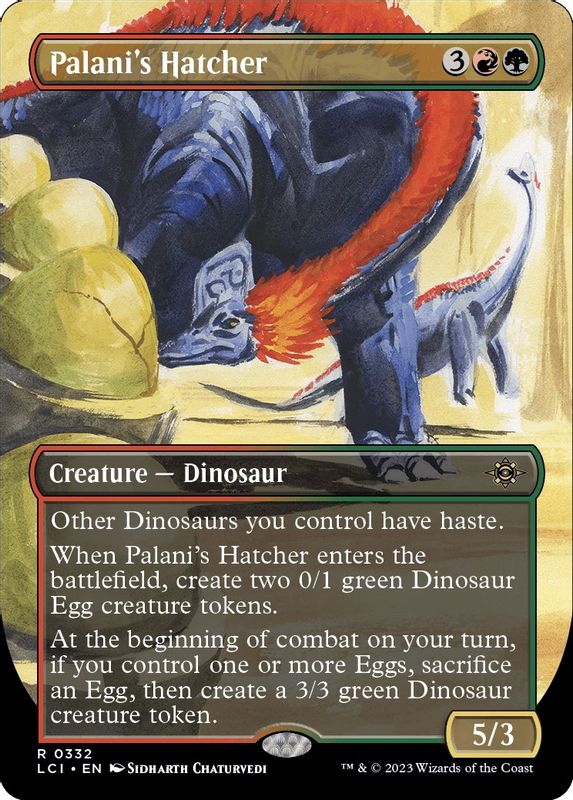 Palani's Hatcher (Borderless) - 332 - Rare