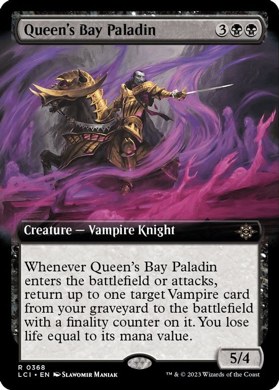 Queen's Bay Paladin (Extended Art) - 368 - Rare