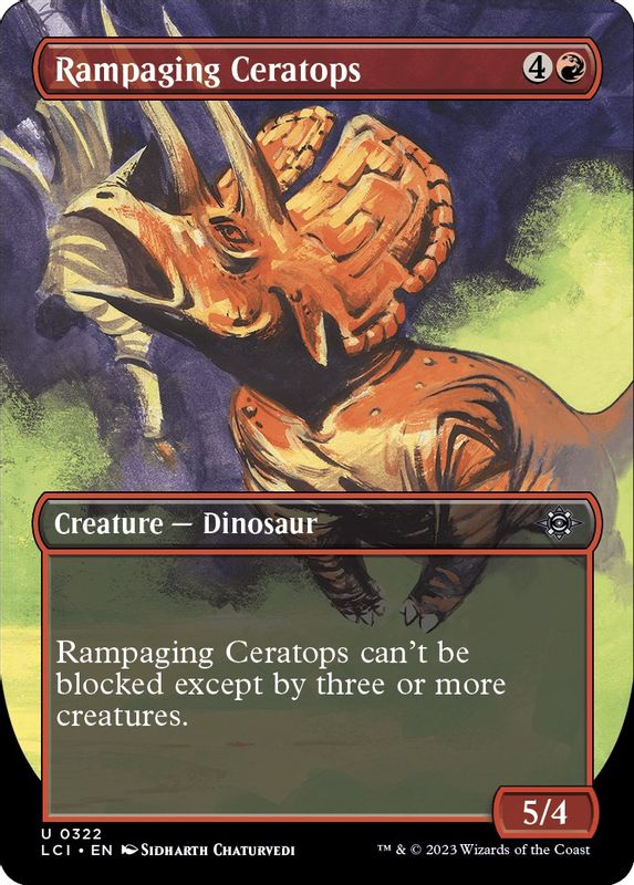 Rampaging Ceratops (Borderless) - 322 - Uncommon