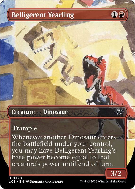 Belligerent Yearling (Borderless) - 320 - Uncommon