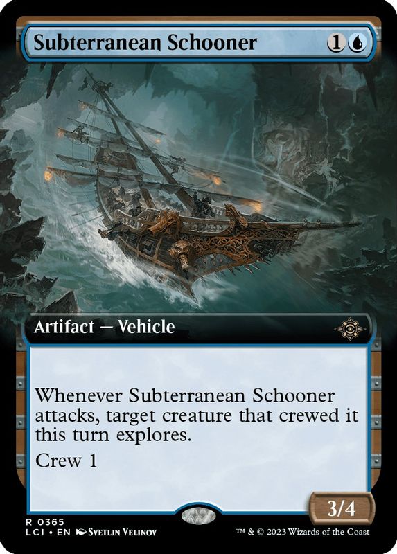 Subterranean Schooner (Extended Art) - 365 - Rare