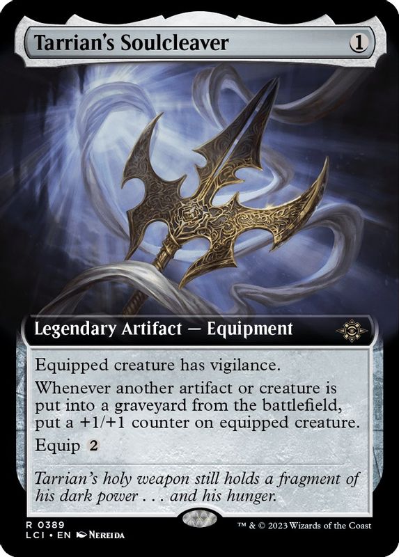 Tarrian's Soulcleaver (Extended Art) - 389 - Rare