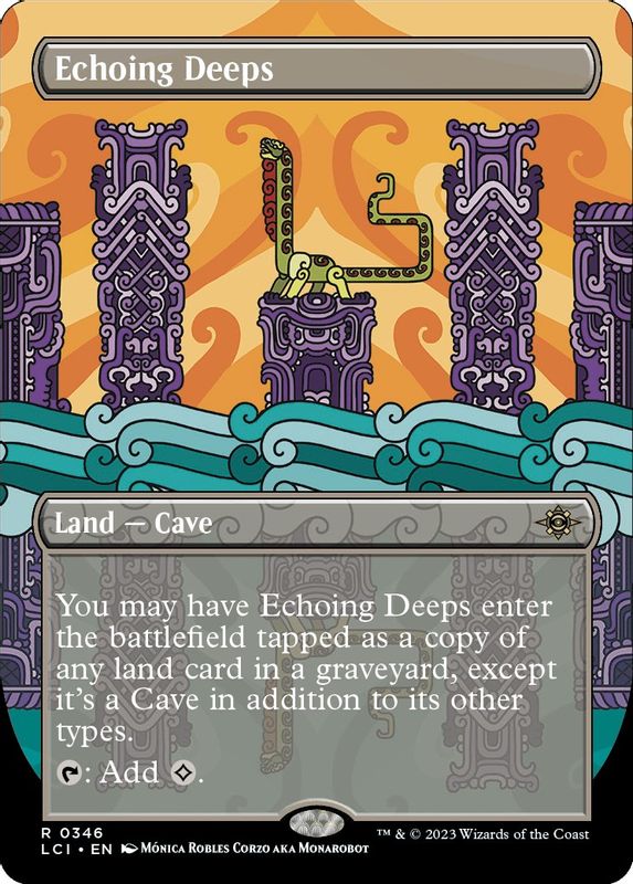 Echoing Deeps (Borderless) - 346 - Rare