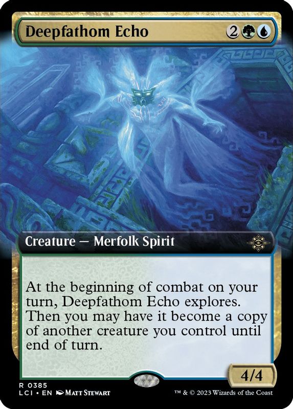 Deepfathom Echo (Extended Art) - 385 - Rare