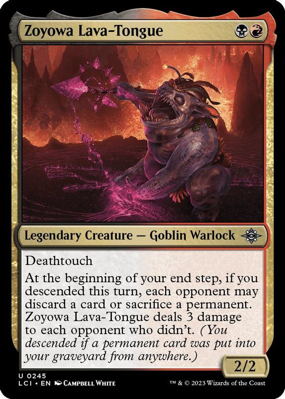 Zoyowa Lava-Tongue - 245 - Uncommon