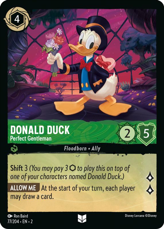 Donald Duck - Perfect Gentleman - 77/204 - Uncommon