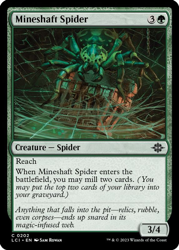 Mineshaft Spider - 202 - Common