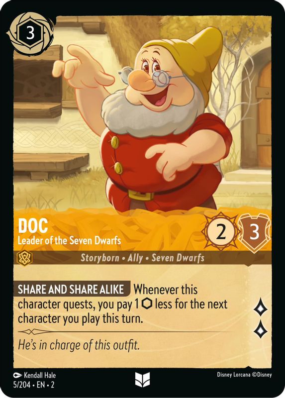 Doc - Leader of the Seven Dwarfs - 5/204 - Uncommon