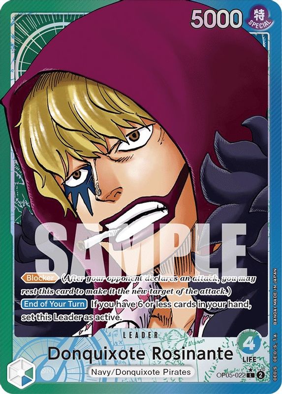 Donquixote Rosinante (Alternate Art) - OP05-022 - Leader