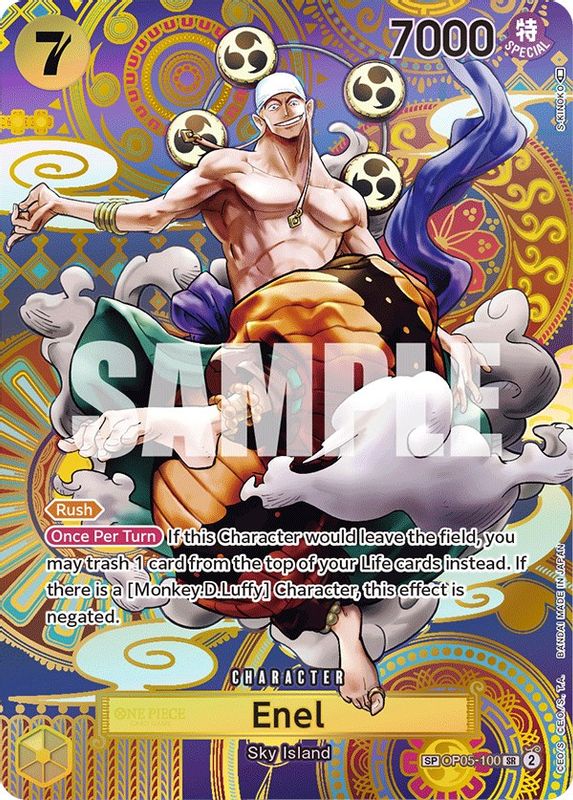 Enel (100) (SP) - OP01-100 - Super Rare