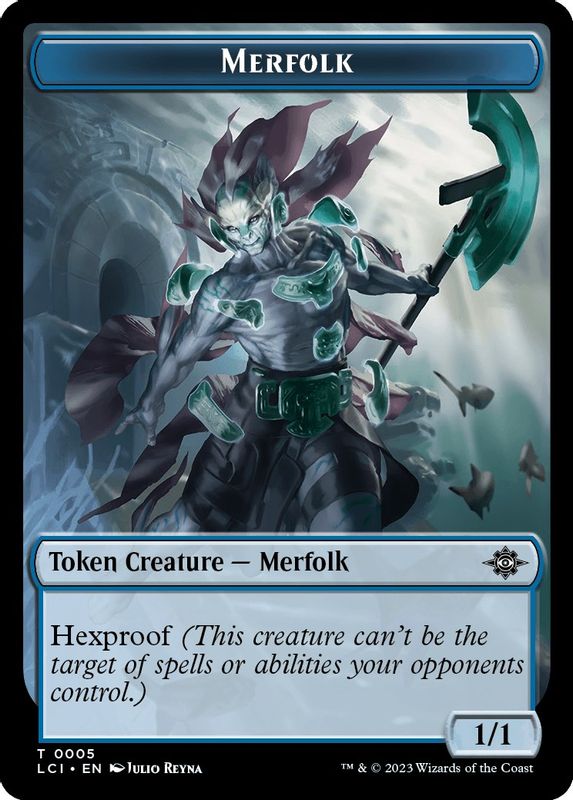 Merfolk Token - 5 - Token