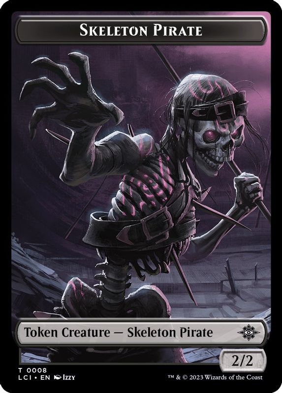 Skeleton Pirate Token - 8 - Token