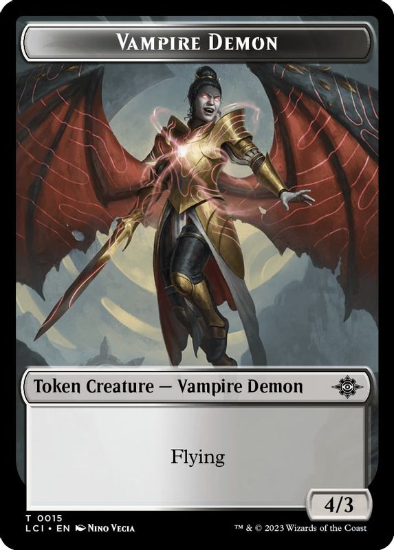 Vampire Demon Token - 15 - Token