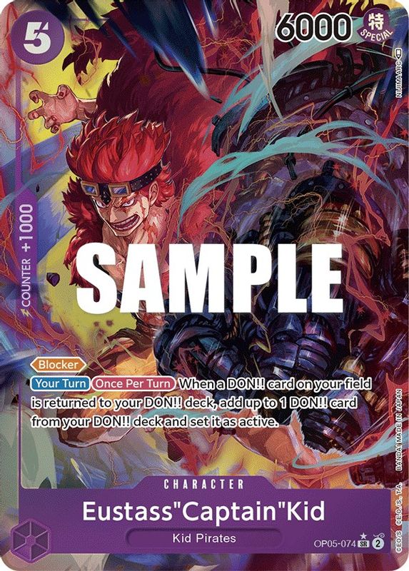 Eustass"Captain"Kid (Alternate Art) - OP05-074 - Super Rare