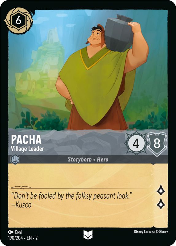 Pacha - Village Leader - 190/204 - Uncommon