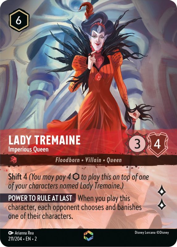 Lady Tremaine - Imperious Queen (Alternate Art) - 211/204 - Enchanted