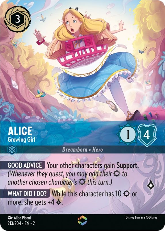 Alice - Growing Girl (Alternate Art) - 213/204 - Enchanted