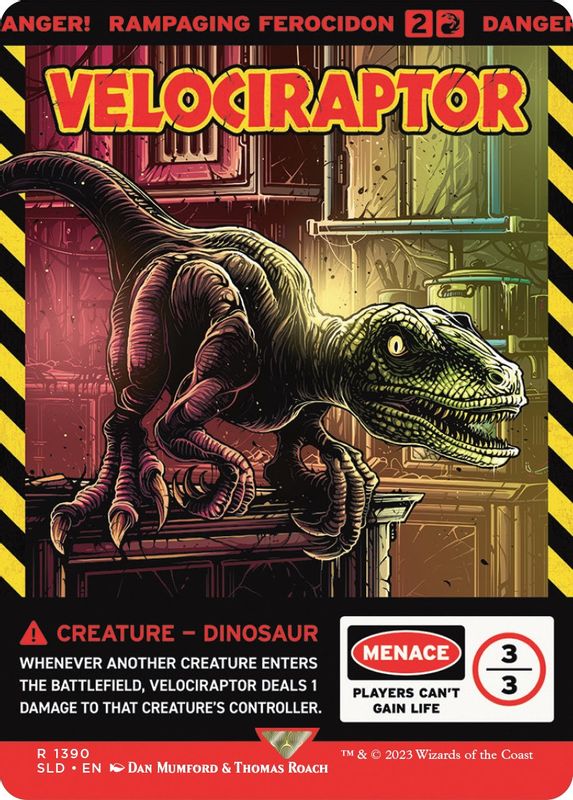 Velociraptor - Rampaging Ferocidon - 1390 - Rare