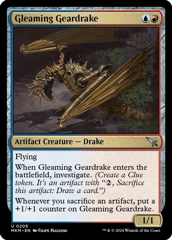 Gleaming Geardrake - 205 - Uncommon