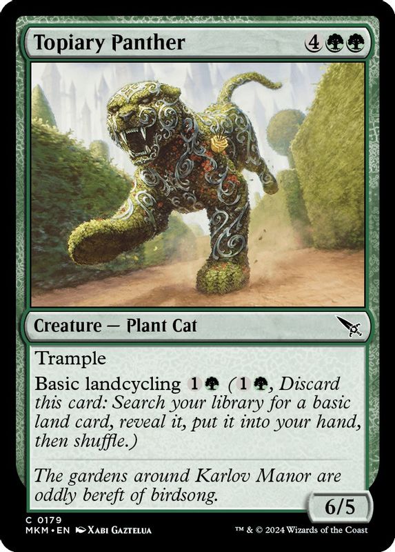 Topiary Panther - 179 - Common