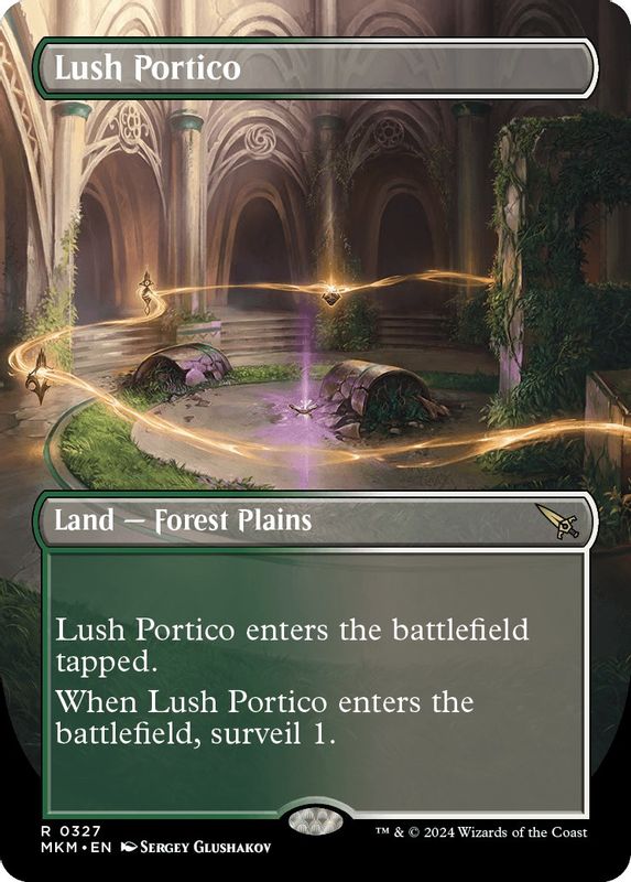 Lush Portico (Borderless) - 327 - Rare