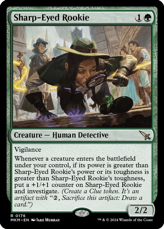 Sharp-Eyed Rookie - 176 - Rare