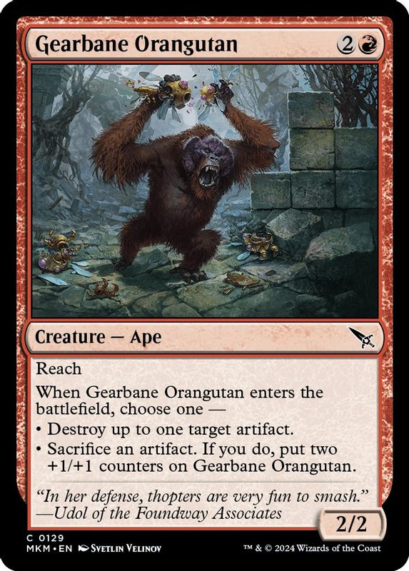 Gearbane Orangutan - 129 - Common