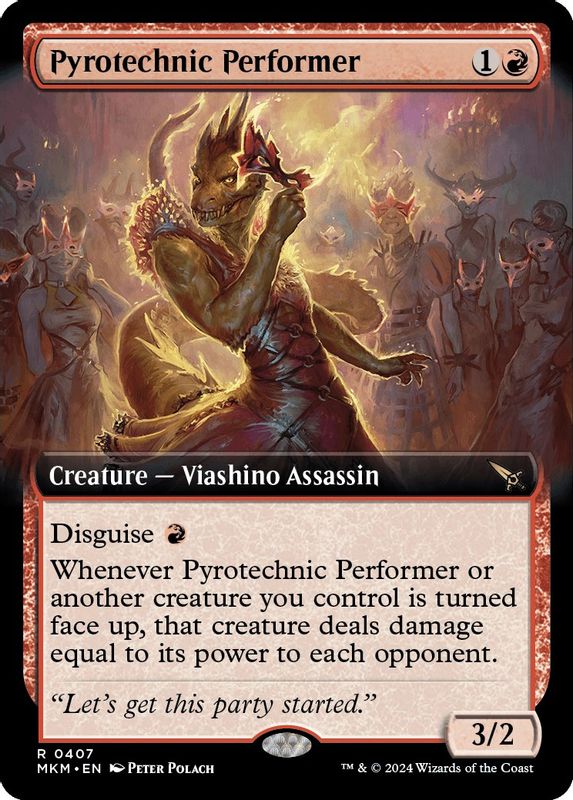 Pyrotechnic Performer (Extended Art) - 407 - Rare