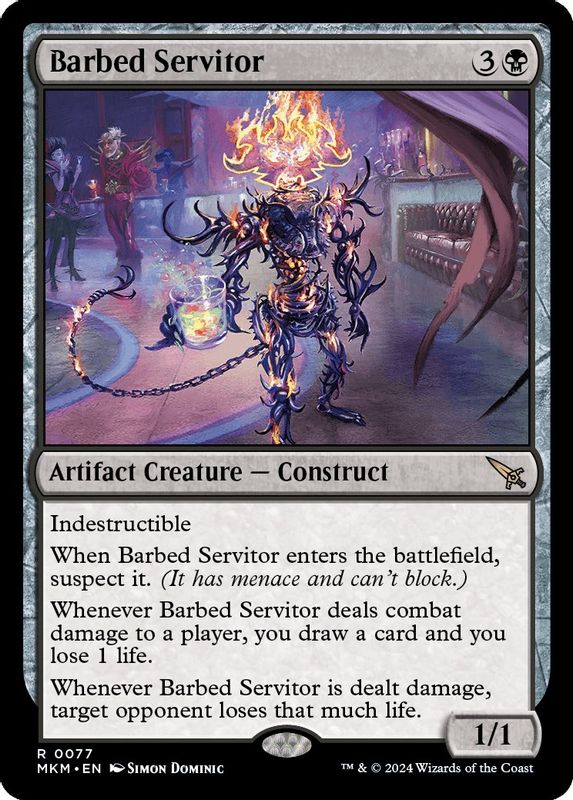 Barbed Servitor - 77 - Rare