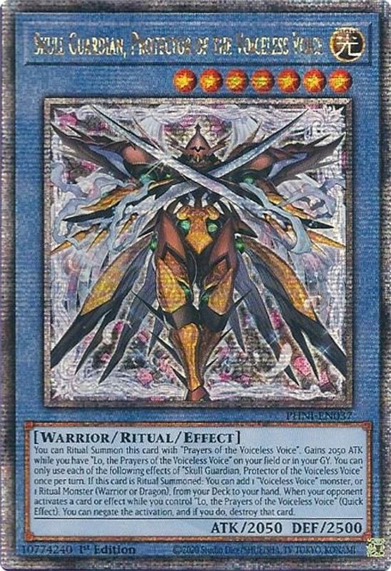 Skull Guardian, Protector of the Voiceless Voice (Quarter Century Secret Rare) - PHNI-EN037 - Quarter Century Secret Rare