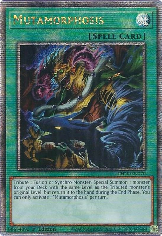 Mutamorphosis (Quarter Century Secret Rare) - PHNI-EN070 - Quarter Century Secret Rare