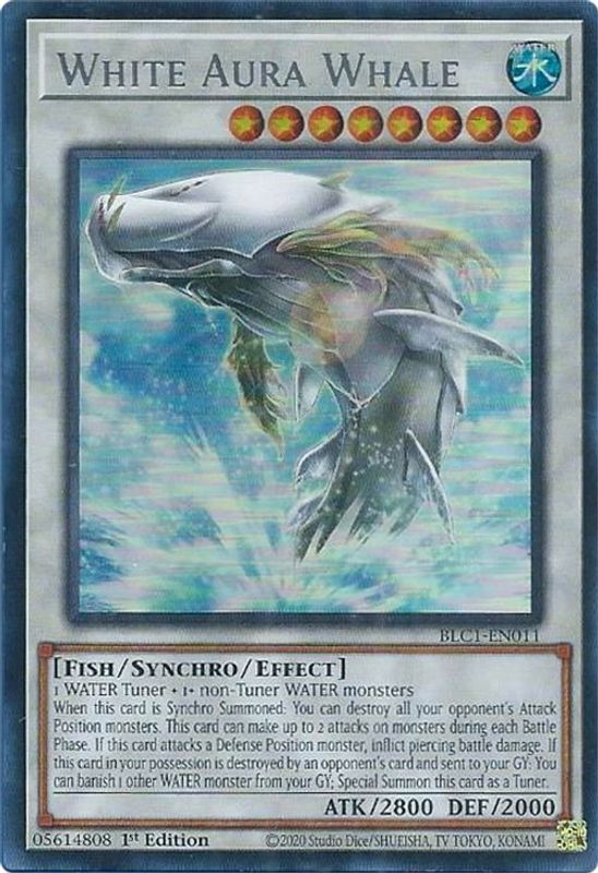 White Aura Whale (Silver) - BLC1-EN011 - Ultra Rare