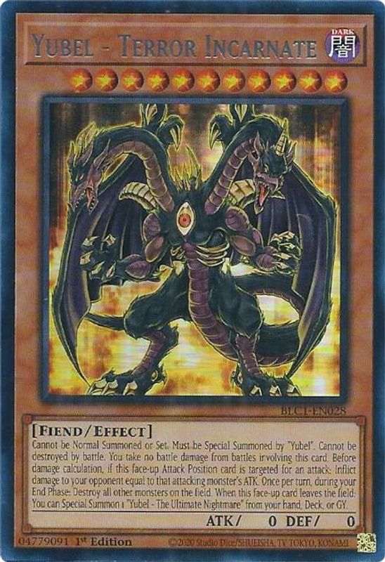 Yubel - Terror Incarnate (Silver) - BLC1-EN028 - Ultra Rare