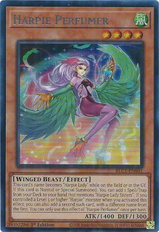 Harpie Perfumer (Silver) - BLC1-EN041 - Ultra Rare