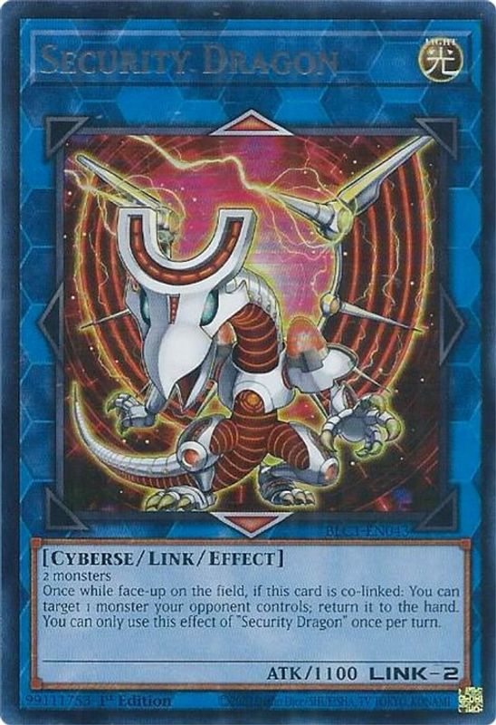 Security Dragon (Silver) - BLC1-EN043 - Ultra Rare