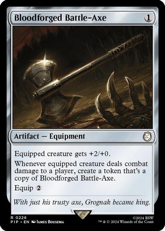 Bloodforged Battle-Axe - 226 - Rare