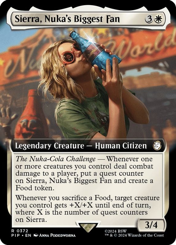 Sierra, Nuka's Biggest Fan (Extended Art) - 372 - Rare