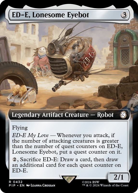 ED-E, Lonesome Eyebot (Extended Art) - 432 - Rare