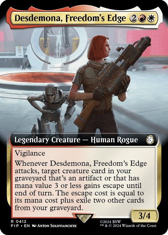 Desdemona, Freedom's Edge (Extended Art) - 412 - Rare