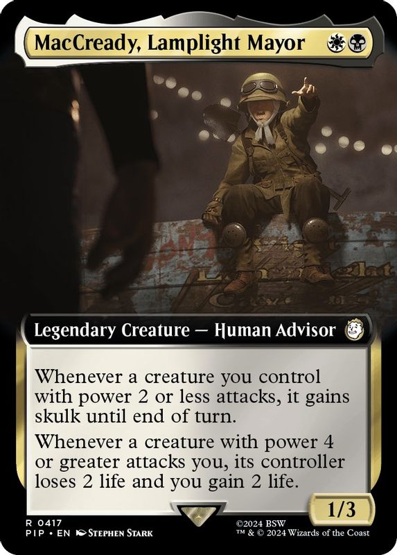 MacCready, Lamplight Mayor (Extended Art) - 417 - Rare