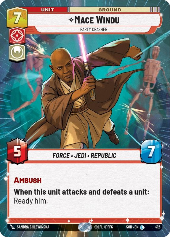 Mace Windu - Party Crasher (Hyperspace) - 412 - Legendary