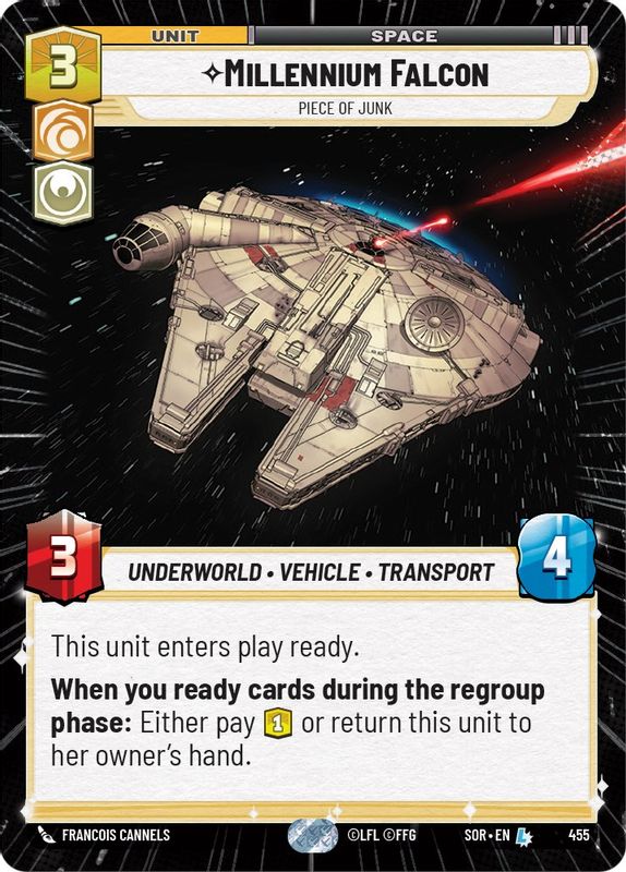 Millennium Falcon - Piece of Junk (Hyperspace) - 455 - Legendary