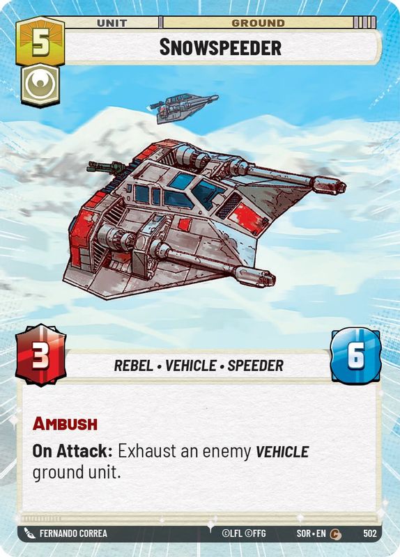 Snowspeeder (Hyperspace) - 502 - Common