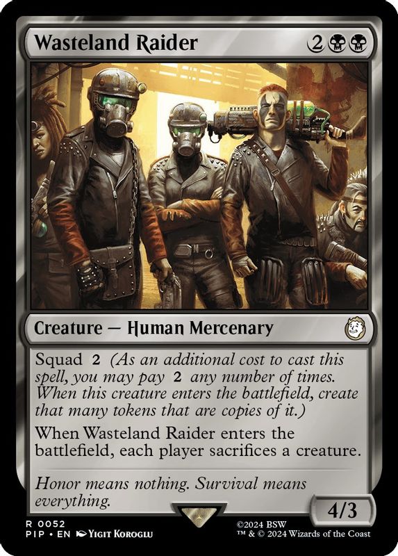 Wasteland Raider - 52 - Rare