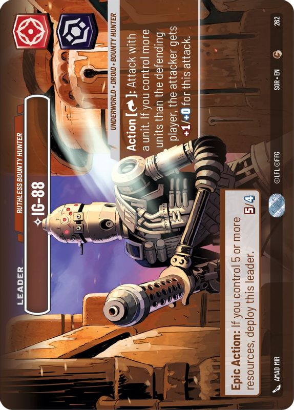 IG-88 - Ruthless Bounty Hunter (Showcase) - 262 - Common